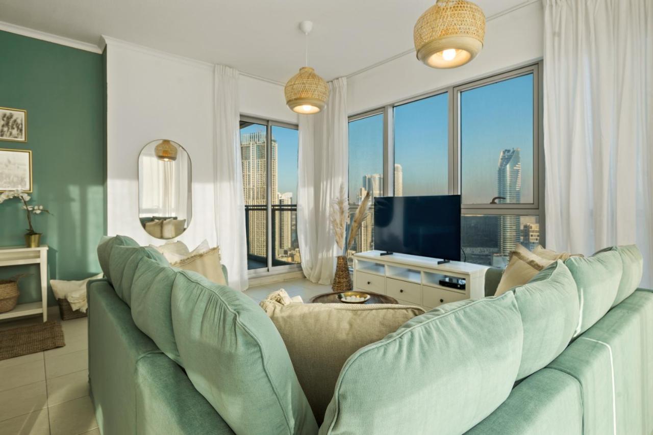Chic And Zen Apartment, Near Burj Khalifa Tower Dubai Exterior photo